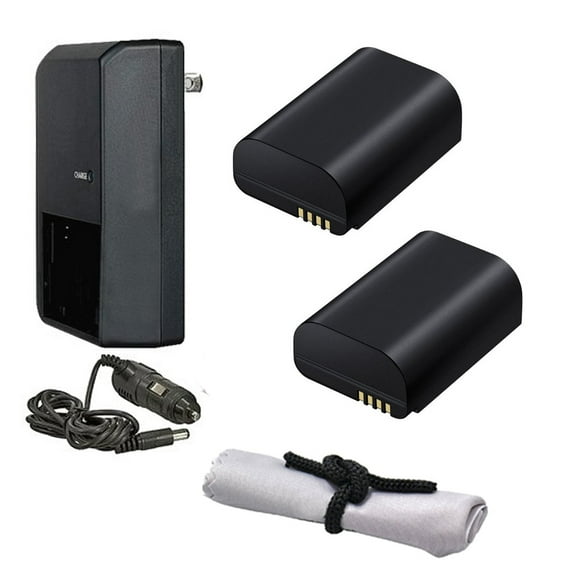 Samsung NX1 'Intelligent' Batteries (2 Units) + AC/DC Travel Charger + Nw Direct Microfiber Cleaning Cloth.