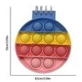thumbnail image 2 of Push Bubble Notebook Extrusión De Silicona Suave Bloc De Notas De Burbujas Juguete De Descompresión seitruly FN006544-08, 2 of 6
