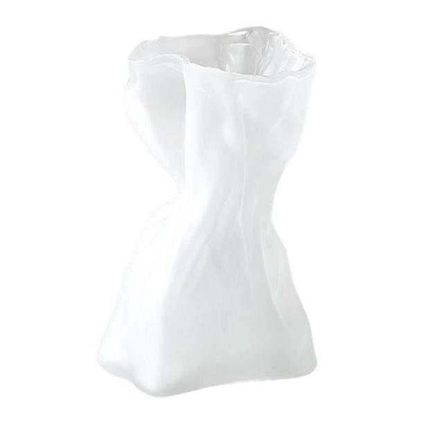 Jarrón de flores, contenedor para plantas, jarrón de brotes, elegante jarrón hidropónico, jarrones de vidrio para Glaseado L