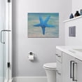 thumbnail image 6 of Nautical Starfish Wall Art Vintage Beach Ocean Starfish Pictures Wall Decor Coastal Painting Sea Life Canvas Print Framed Modern Home Artwork For Bathroom Living Room Bedroom Office 16"x12", 6 of 6