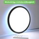 thumbnail image 5 of Lámpara de techo LED de 24 W, regulable, lámpara de techo con mando a distancia, lámpara de techo redonda, lámpara de techo, baño, dormitorio, salón, cocina, pasillo, azul, 5 of 5