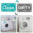 thumbnail image 2 of Flmtop Aimant de Lave-Vaisselle Dirty Clean Réversible Double Face Grandes Lettres Rectangle Accessoires Réfrigérateur Laveuse Micro-Ondes Enseigne Gadgets de Cuisine, 2 of 11