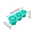 thumbnail image 2 of ¡Campaña con descuento!Bandeja para cubitos de hielo para vaso, molde reutilizable para vasos de chupito de hielo, bandejas grandes reutilizables de silicona de fácil liberación con tapa para congela, 2 of 4