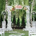 thumbnail image 4 of 1Pack Artificial Rose Lintel Wedding Hall Decoration Arch 19.7*5.1In, 4 of 6