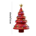 thumbnail image 3 of Fwttom Small Christmas Tree, Cute Table Top Artificial Christmas Tree with LED Lights, Mini Christmas Tree for Holiday, Party, Xmas Home Decor, 3 of 6