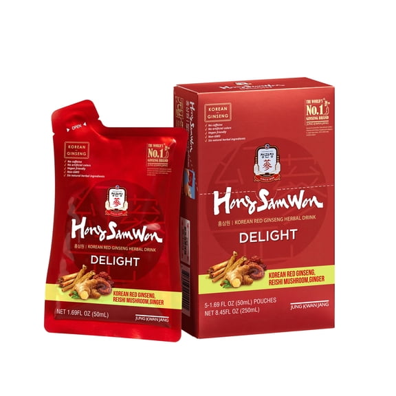 HongSamWon Delight(5ct) - Korean Red Ginseng Herbal Drink