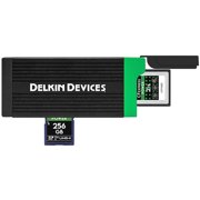 Delkin Devices USB 3.2 CFexpress Type B and SD UHS-II Memory Card Reader