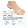 thumbnail image 3 of Zentoes Large Toe Caps, Beige, 2 Count - Protective Gel Caps for Toe Support, 3 of 8