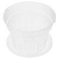 thumbnail image 5 of 1 Set of Transparent Flowerpot with Tray Featuring Practical Design for Orchids in Home Decoration and Gardening 14.4X10.4cm Durable Plastic, 5 of 5