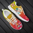 thumbnail image 1 of Doginthehole - Zapatos para caminar para mujer, bonitos botiquines con estampado de enfermería, zapatillas de deporte para exteriores, informales, con cordones, zapatos planos, 1 of 6