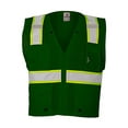 thumbnail image 2 of ML Kishigo B68429543 Mesh Enhanced Visibility Multi-Pocket Vest, Green & Lime - Small & Medium, 2 of 2
