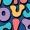ROYAL BLUE, variant on Pete The Cat - Love Yourself - Men's Long Sleeve Graphic T-Shirt