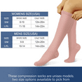 thumbnail image 3 of 3 Pairs Medical Sport Compression Socks - 15-20mmhg Graduated Knee-High Support for Men & Women, Ideal for Soccer, Running, and Nurses, 3 of 6