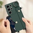 thumbnail image 4 of Funda para Samsung Galaxy S25 Ultra, cubierta para teléfono de TPU+PC+PU galvanizada con soporte, tarjetero y correa., 4 of 5