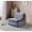 Grey, variant on Bean Bag Chairs, Memory Foam Bean Bag Chair for Adults Velvet Lazy Sofa Chair lounger for Living Room, White