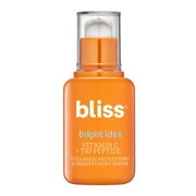Bliss Bright Idea Vitamin C + Tri-Peptide Brightening Face Serum, for All Skin Types, 1 fl oz