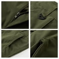 thumbnail image 4 of GrmtClth Mens Water Resistant Ripstop Cargo Shorts 2026 Relaxed Fit Solid Color Short Pant Hiking Multi Pockets Outdoor Work Shorts Soft Clothes Army Green L, 4 of 8