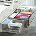 thumbnail image 4 of Stationery Bin Strong Load Bearing Reusable PS Stylish Large Capacity Desk Drawer Storage Box Office Supplies, 4 of 8