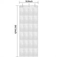 thumbnail image 2 of Duslogis Over the Door Shoe Organizer, 24 Clear Pockets Hanging Shoes Rack for Closet Door Storage, 64.1" x 18.9" (White), 2 of 7