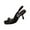 Black, variant on Slingback Heels for Women Kitten Stiletto Heel Open Square Toe Solid Color Casual Pumps Pink