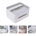 thumbnail image 3 of Desk Organiser Car Tissue Holder Tissue Box Cover Rectangular: Facial Tissue Box Desktop Organizer Glasses Stand Napkin Storage Container for Home Office Kitchen Car Car Mount Tv Stand, 3 of 5
