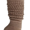 thumbnail image 6 of Slouch Socks for Women Extra Heavy Extra Long Shoe Size 5-10 - (Beige, 2 Pair), 6 of 13