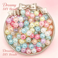 thumbnail image 4 of DESIGNICE 2026 New 100 Pieces Glass Beads for Bracelets Acrylic Diy Bracelet Making Kit Crackle Round Beads for Jewelry Making Crafts Diy Projects Kids Gift, 4 of 5