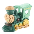 thumbnail image 1 of Vogacara Mini tren eléctrico con luz y música, movimiento omnidireccional, tren para niños pequeños, juguetes divertidos para niños, tren de dibujos Juguetes Educativos Verde Vogacara FN003447-01, 1 of 6