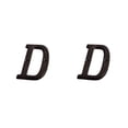 thumbnail image 4 of Bewildely Placa de número de casa de Metal duradera y resistente al óxido, decoración de puerta, decoración de puerta impecable B17--D B17--D 2Conjunto, 4 of 6