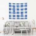 thumbnail image 2 of Yayeee Tapestry Wall Hanging for Bedroom 60" x 40" Living Room Home Wall Art Decor, Blue Plain, 2 of 7