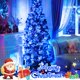 thumbnail image 4 of Luces para árbol de Navidad JMEXSUSS, 10 m, 100 LED, azul con control remoto, 4 of 8
