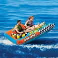 Sportsstuff Inflatable Rock N' Tow 2 Sitting Double Rider Towable Boat