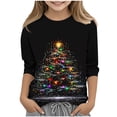 thumbnail image 1 of Mode Enfant Couleur Unie Haut/chemise à Manches Trois-Quarts Col Rond, 1 of 5