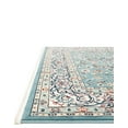 thumbnail image 7 of Unique Loom Narenj Collection Area Rug - Leeds (10' x 13' Rectangle Blue/Burgundy), 7 of 7