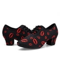 thumbnail image 4 of Zapatos de baile Unisex de suela blanda para hombres, mujeres y niñas, baile de salón, zapatos modernos de Salsa para práctica de actuación de Tango Jazz, 4 of 5