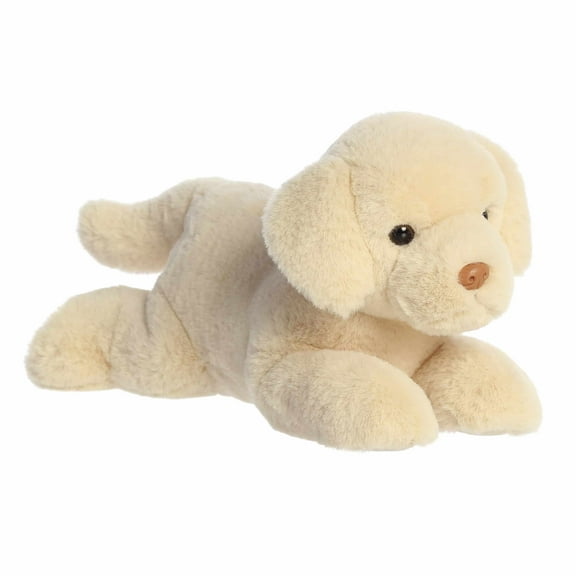 Aurora - Medium Adorable Stuffed Animal - 12" Summer Yellow Lab - Flopsie