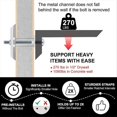 thumbnail image 3 of Drywall Anchor with Bolt, Heavy Duty Hollow Drywall Anchor Kit,42PCS, 3 of 5