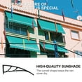 thumbnail image 7 of WRITWAA Black Outdoor Awning Support Bracket for Window Door Oval Hole Design for Easy Mounting, 7 of 7