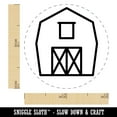 thumbnail image 2 of Barn Doodle Self-Inking Rubber Stamp Ink Stamper - Red Ink - Mini 1/2 Inch, 2 of 7