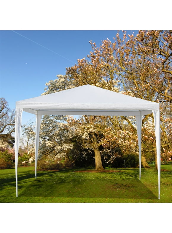 Kepooman 10'x 10'Canopy Tents for Outside, Waterproof Tents and Canopies for Wedding, Party, Commercial Event, White