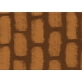 thumbnail image 1 of Ahgly Company Indoor Rectangle Patterned Neon Orange Area Rugs, 5' x 8', 1 of 6