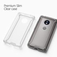 thumbnail image 4 of Poetic Affinity Slim Fit Dual Material Protective Bumper Case for Moto G5 (2017) Clear, 4 of 7