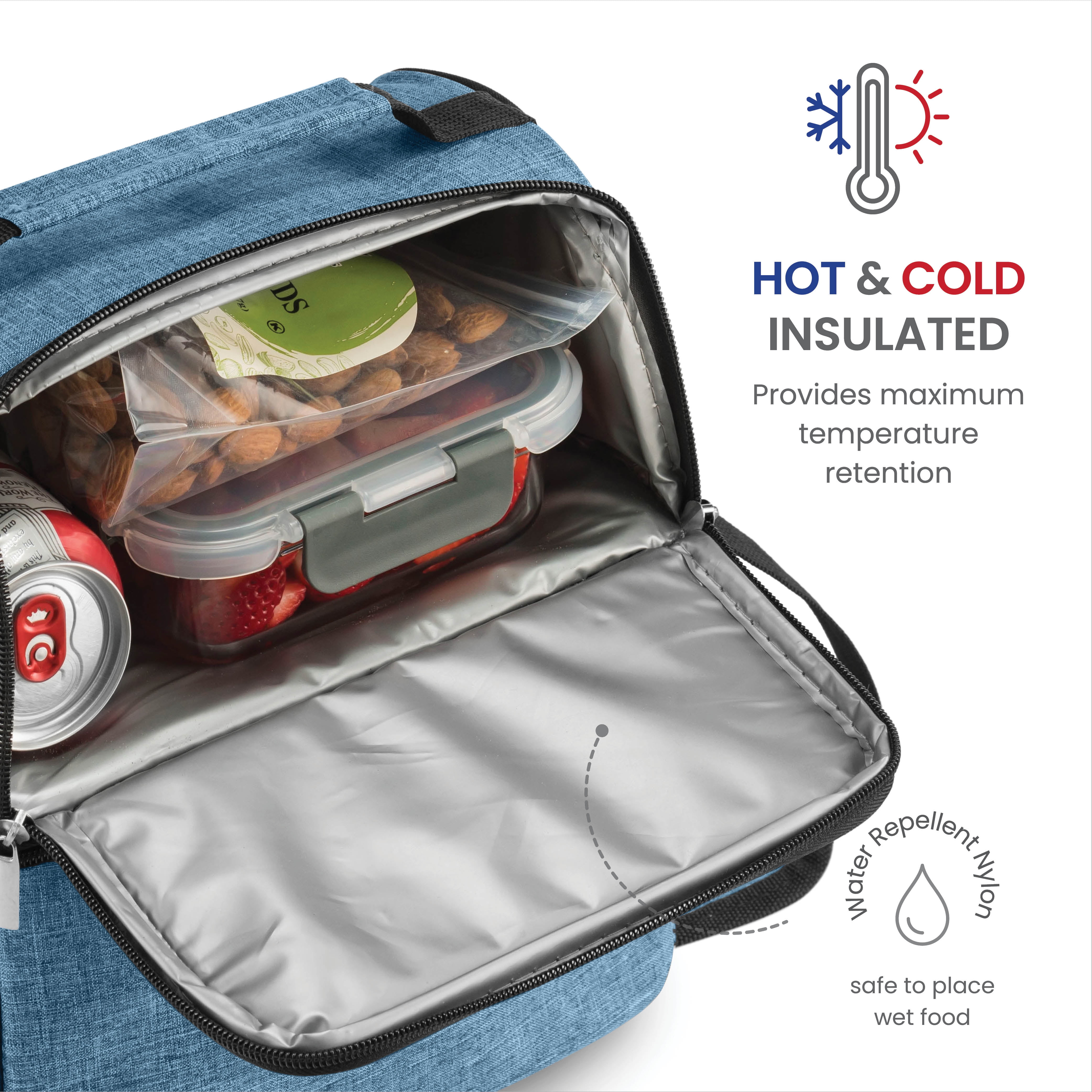 cross body lunch bags
