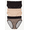 Animal Print/Adobe Tan/Black Soot, variant on Women’s Ribbed Modal Hi Cut Brief Panties, 3-Pack, Sizes XS to 3XL