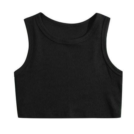 

Toddler Kids Girls Dance Tank Top Racerback Crop Tank Top Sleeveless Sports Dance Top for Ballet Gymnastics Dancewear Toddler Girl Fall Outfits Youth Girls Athletic Shirts Girls Soccer Simply Be