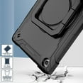 thumbnail image 5 of Epicgadget Case for Lenovo Tab M10 Plus (3rd Gen) 10.6" Tablet (TB-125F/TB-128F) 2022 Released - Protective Hybrid Shockproof 360 Rotating Ring Stand Cover Case with Shoulder Straps (Black/Black), 5 of 5