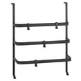 thumbnail image 7 of mDesign Metal Over Shower Door Towel Rack Holder for Bathroom - Matte Black, 7 of 7