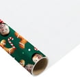 thumbnail image 6 of Custom Christmas Wrapping Paper, Personalized Wrapping Paper Rolls with Santa Claus Gingerbread Christmas Tree, 6 of 8
