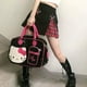 thumbnail image 1 of Bolso de viaje Kawaii Hellokitty Sanrio Japanese Sweetheart Babes Pu Súper gran capacidad Satchel Bolso de estudiante, 1 of 3