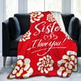 thumbnail image 2 of Sisters Gifts from Sister Blanket, Sister Birthday Gifts from Sister, Birthday Gifts for Sister, Best Sister Graduation Gifts for Sister from Brother, Sister Gifts, Throw Blanket 40X50 inches B, 2 of 6